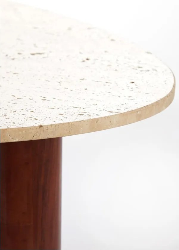 Barna dohányzóasztal 72x90 cm Mahelona – Light & Living