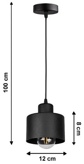 Csillár zsinóron BODO 1xE27/60W/230V