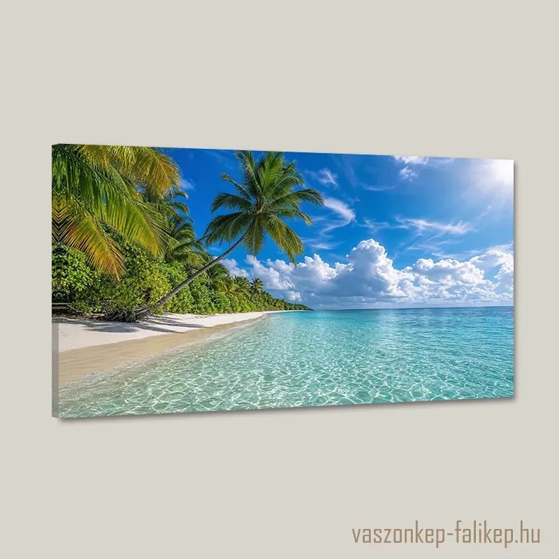 Trópusi paradicsom falikép – csodás tengerpart 60x34 cm