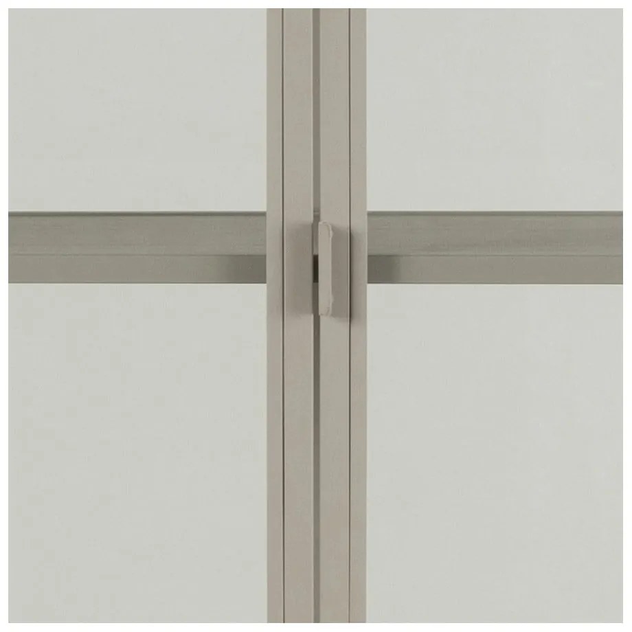 Szürke tálalószekrény 77x186x35 cm Seaford – Actona