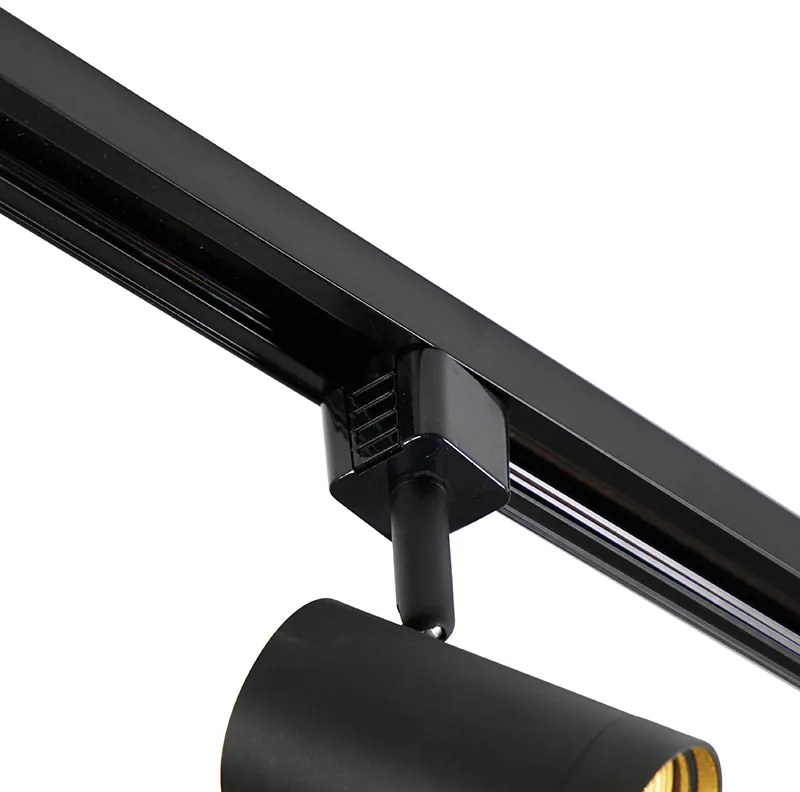 Okos sínrendszer fekete 1 fázisú 10 lámpás, beleértve a Wifi GU10-et - Jeana