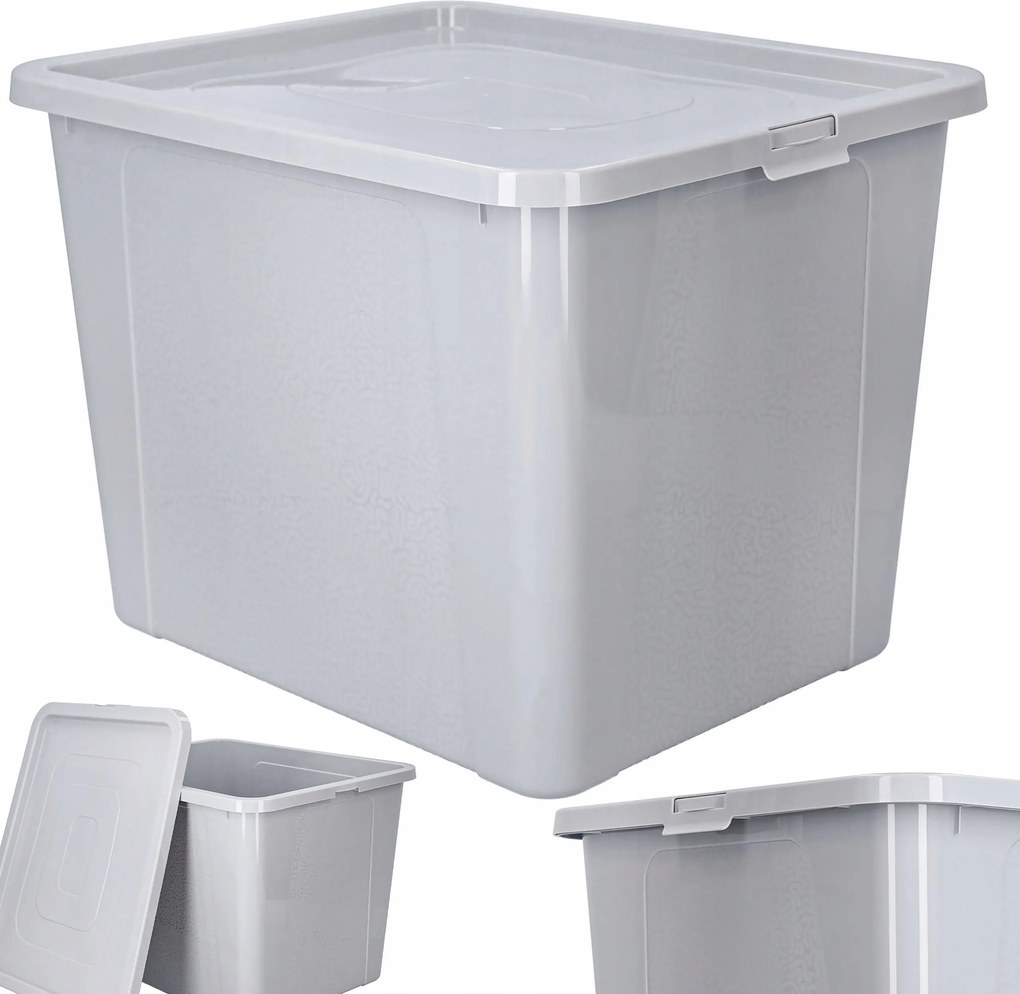 Műanyag Tároló Doboz műanyag tároló doboz fedéllel zárható játék 30l