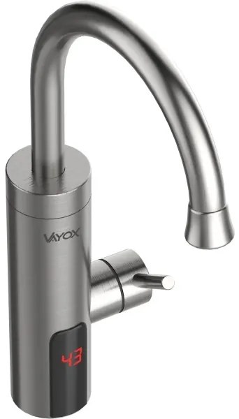 Átfolyós vízmelegítő LED kijelzővel 3000W/230V IPX4 rozsdamentes