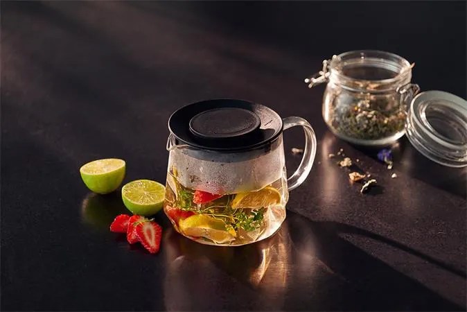 Teáskanna, belső szűrővel, 1 liter, RESTO Ain 90515 (REA90515)