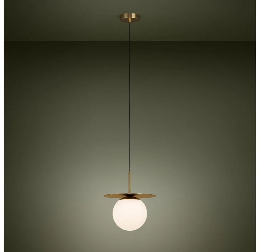 Eglo 39952 - Csillár zsinóron ARENALES 1xE27/40W/230V arany