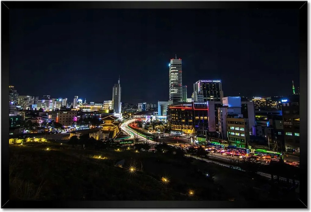 Poszterek keretben 60x40 Városi táj Kilátás