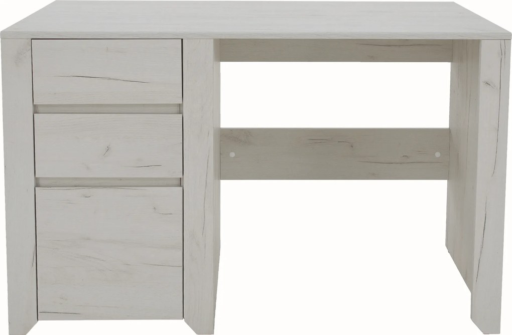 PC asztal typ 80, fehér craft, ANGEL