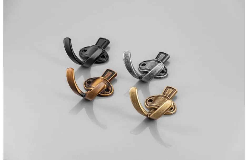 Fogas fém, CORUNA-M, fekete matt