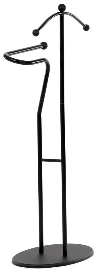 Szobainas fekete színben, magasság 110 cm, tömör kaucsukfa, fekete fém