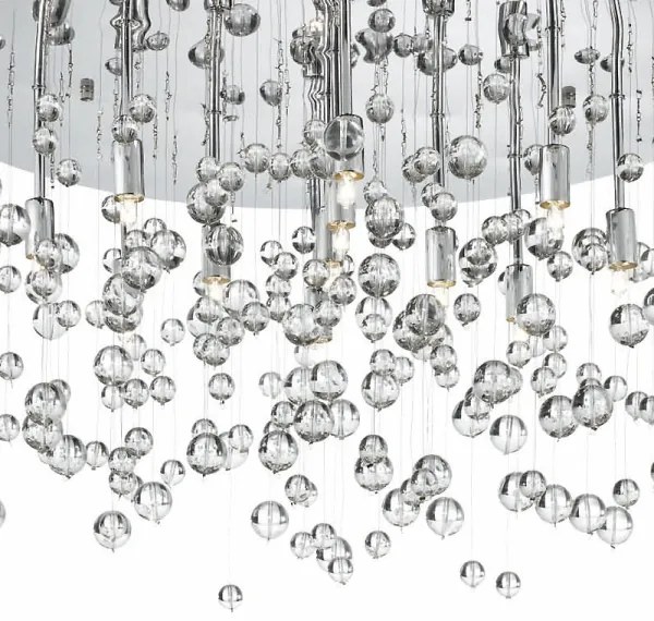 Ideal Lux - LED Mennyezeti lámpa NEVE 8xG9/3W/230V átm. 40,5 cm króm