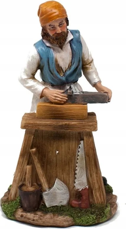 Karácsonyi Betlehem Figura 'dolgozó Asztalos' 20cm magas figurákhoz