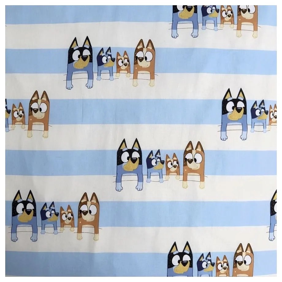 Egyszemélyes pamut gyerek ágyneműhuzat 140x200 cm Bluey – Jerry Fabrics