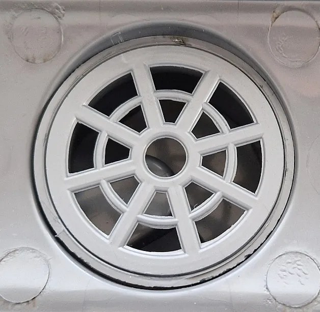 Carmine zuhanyfolyóka - rozsdamentes - 60 cm