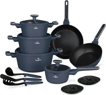 BerlingerHaus 15 részes edénykészlet Deep Sea Collection(BH/8382)