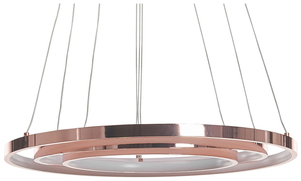 Rosegold fém LED függőlámpa ATREK Beliani