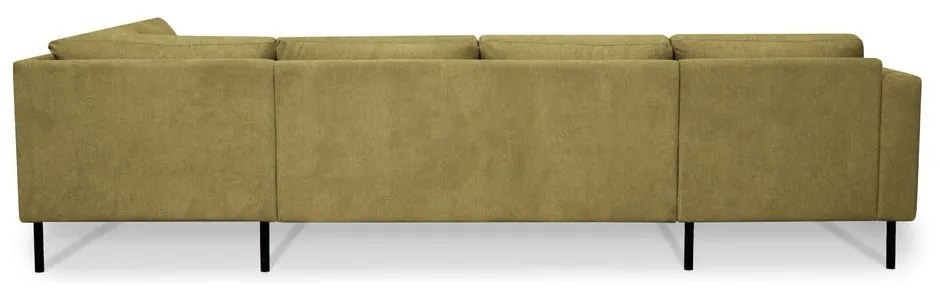 Mustársárga sarokkanapé (jobb oldali-U alakú) Hero – Scandic