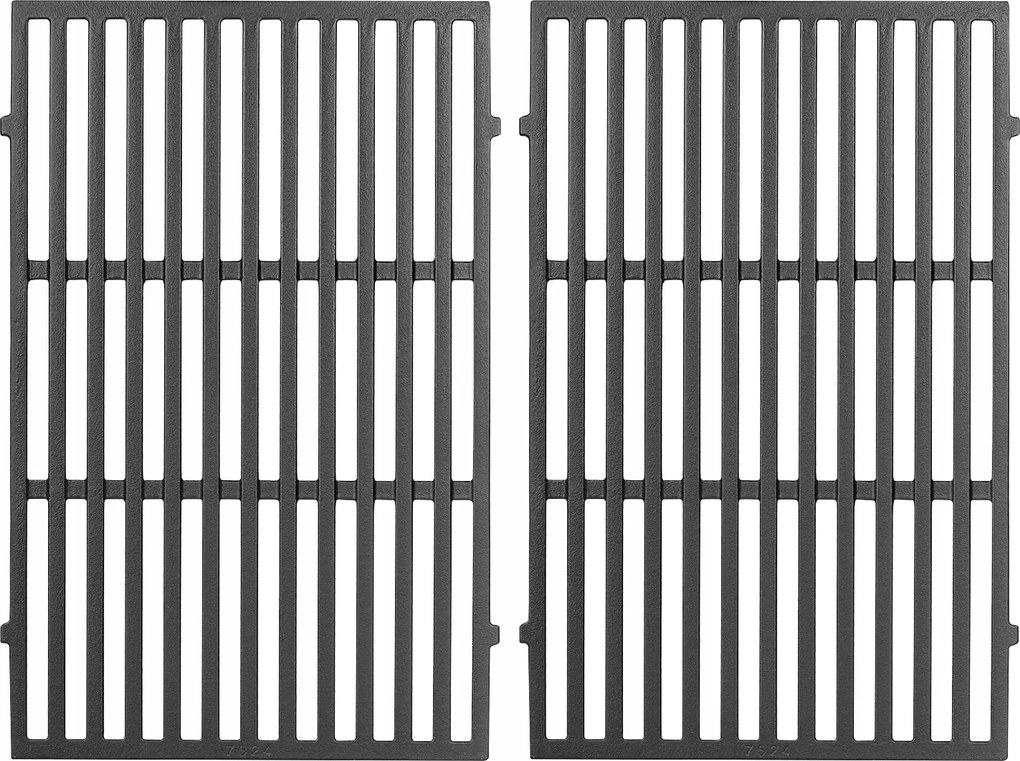 2x Öntöttvas Grillrács Weber Spirit Gázgrillhez 300 44.5 x 30 cm