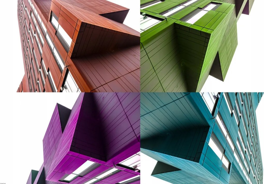 Poszter 86,4x56,8cm Régi adótorony, színes, Assaf Frank