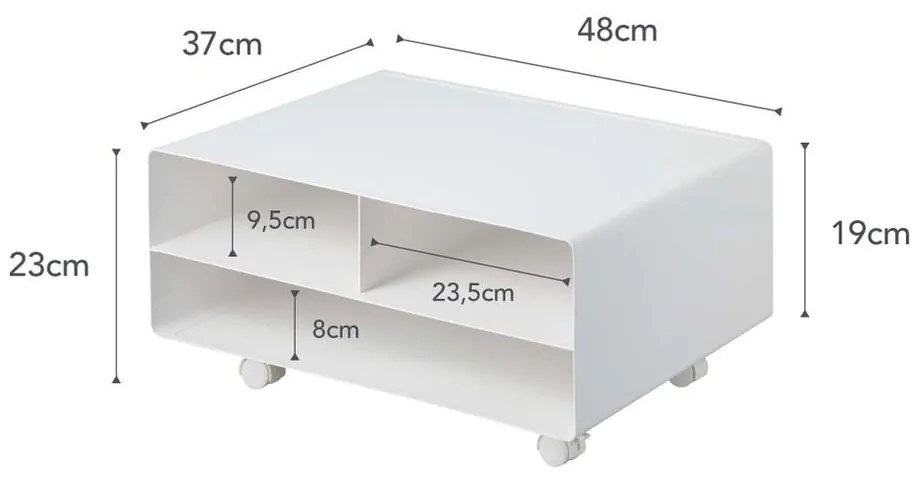 Tárolóasztal 37x48 cm Tower – YAMAZAKI