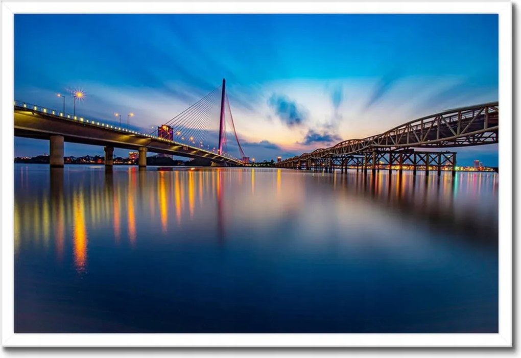 Poszterek keretben 60x40 Kilátás a hídra