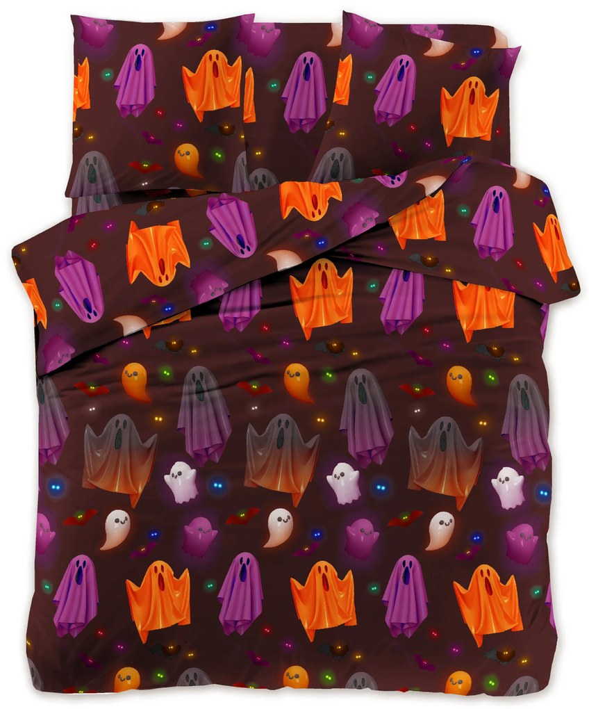 Povlečení z mikrovlákna SPOOKY SOIREE černé Ágyneműhuzat mérete: 2 db 70 x 80 cm | 200 x 220 cm
