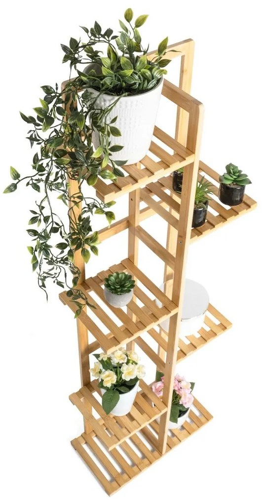 G21 virágállvány 6 szintes, bambusz