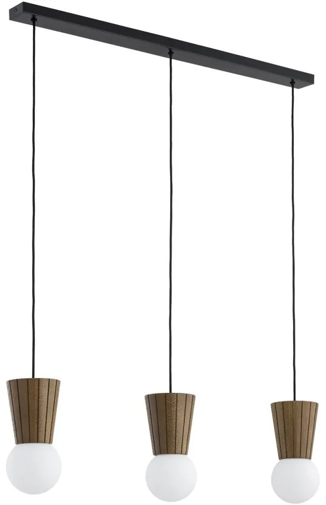 Argon 6358 - VOLANTE fürdőszobai függeszték kábellel 3xG9/6W/230V IP44 barna