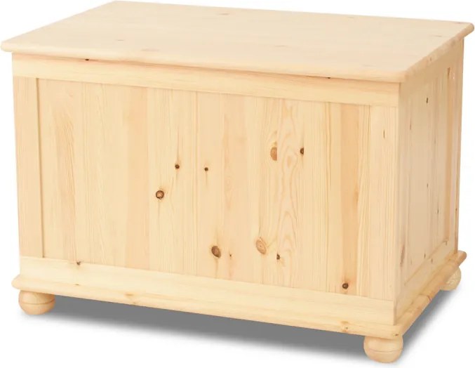 Kincsesláda, játék tároló fenyő doboz