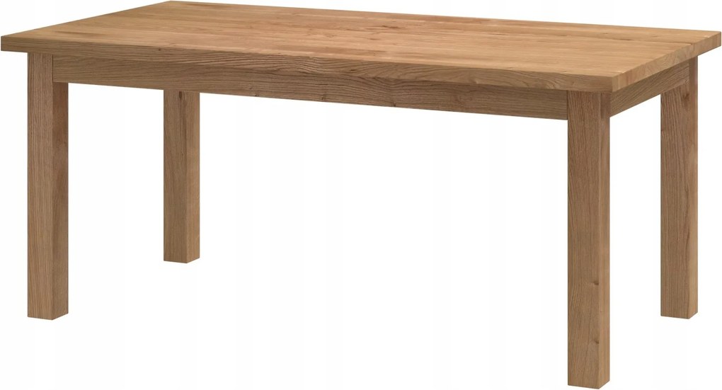 Tömör tölgy étkezőasztal Loft Mas-w 180x90