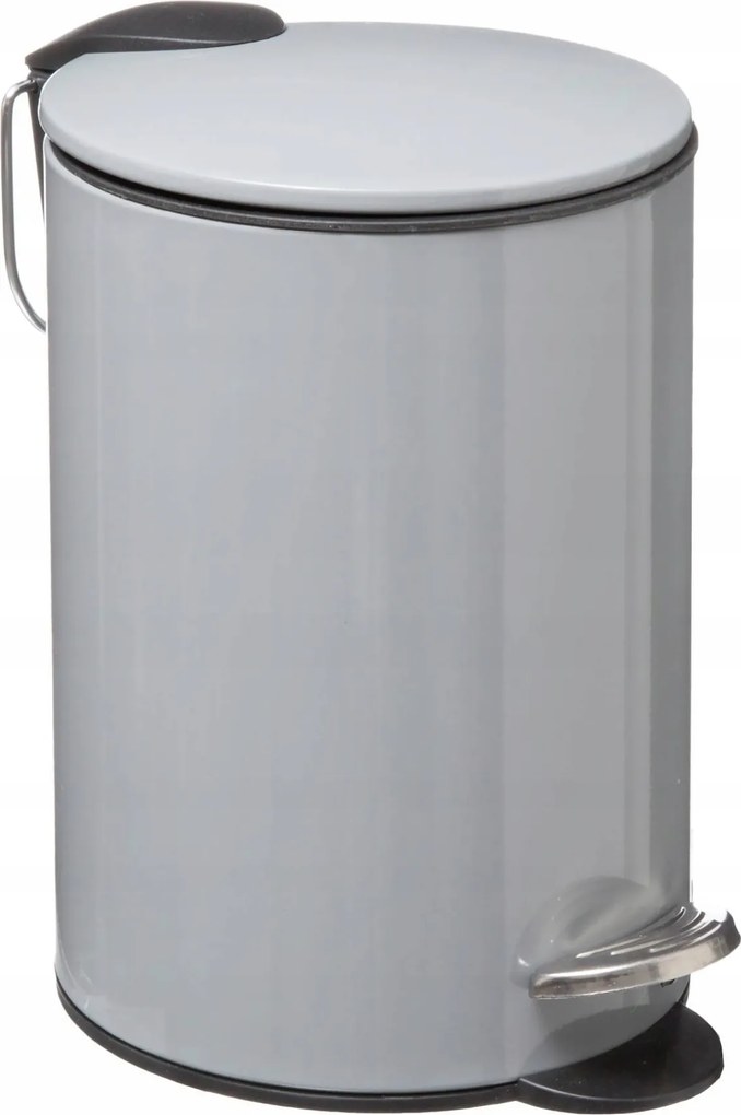 Fürdőszobai Szemeteskosár, szürke 3 l, Fürdőszobai