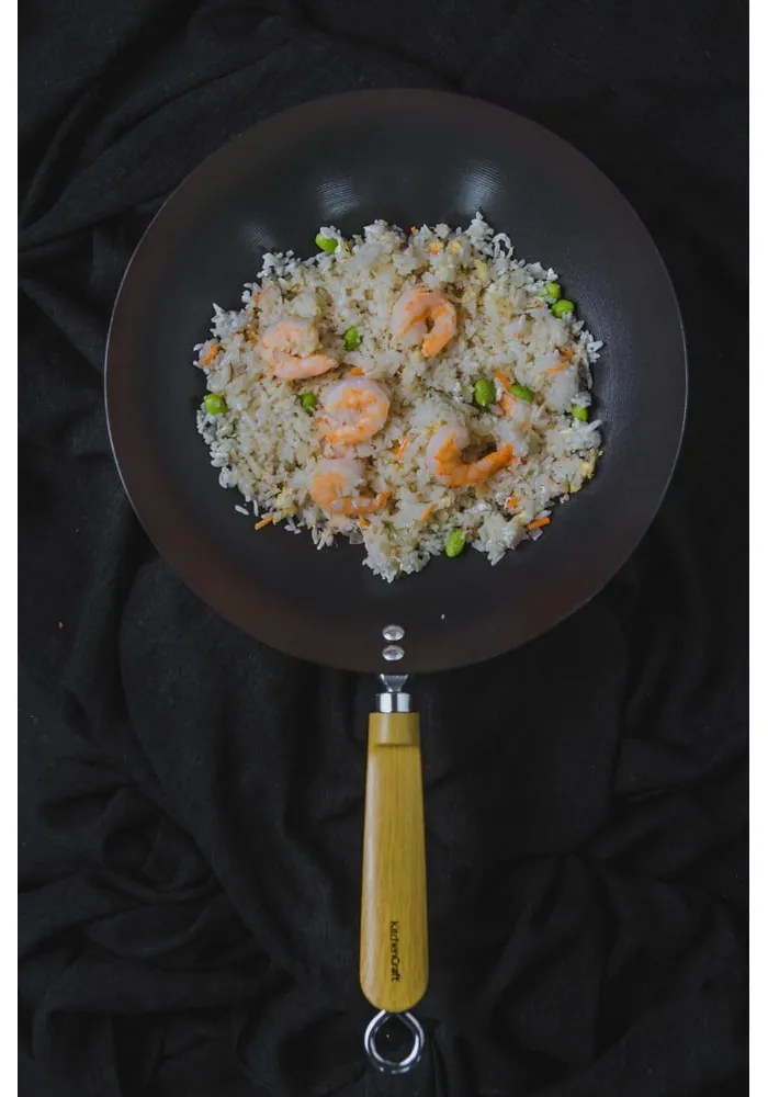 Oriental tapadásmentes WOK serpenyő, ⌀ 30 cm - Kitchen Craft