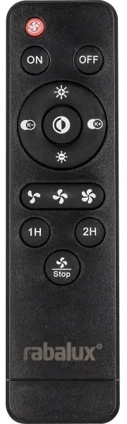 Rabalux - LED dimmelhető mennyezeti lámpa ventilátorral LED/30W/230V + DO