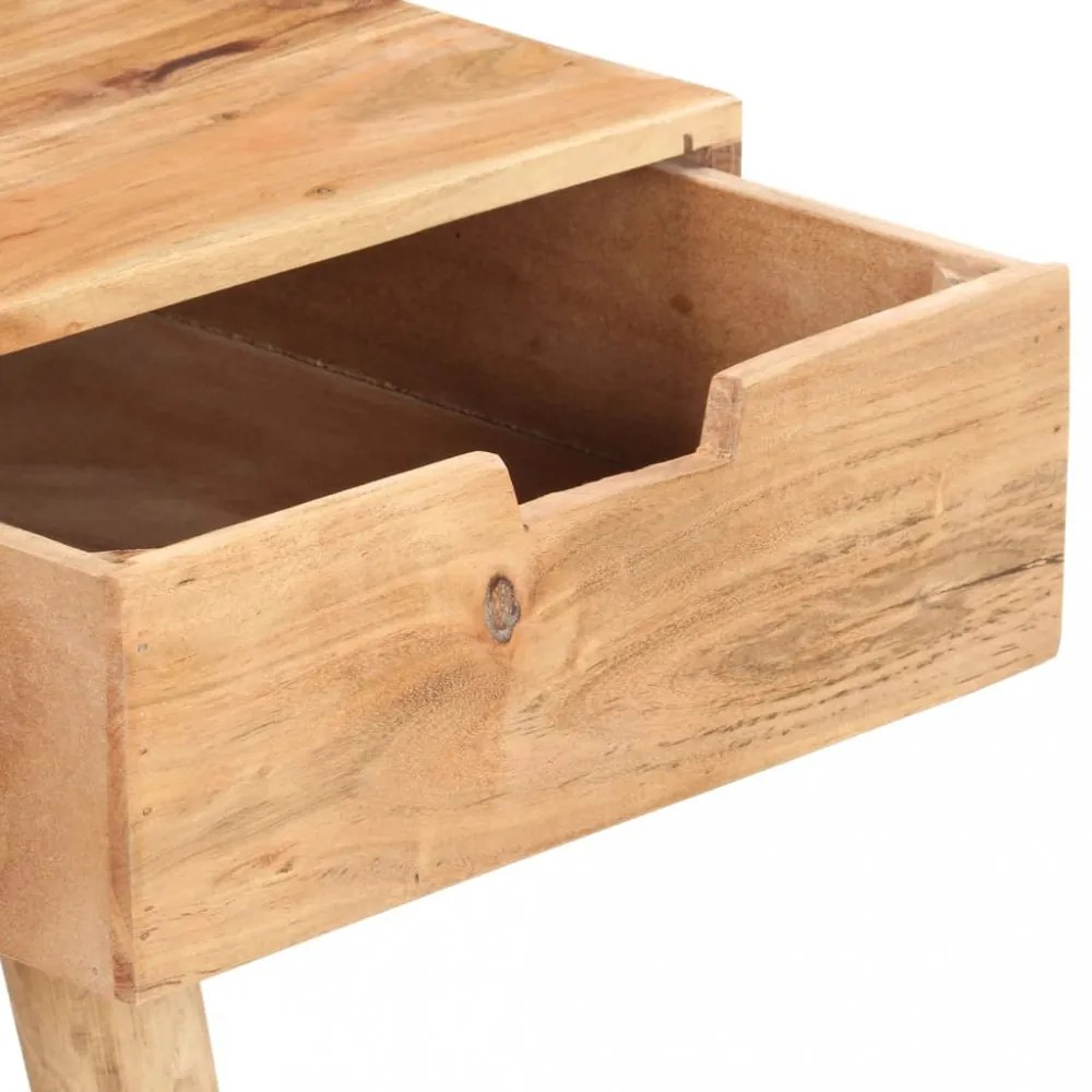 tömör akácfa fésülködőasztal tükörrel 112 x 45 x 76 cm