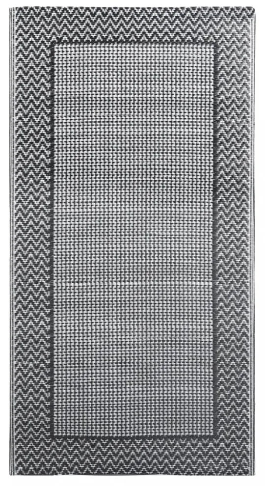 szürke PP kültéri szőnyeg 80 x 150 cm