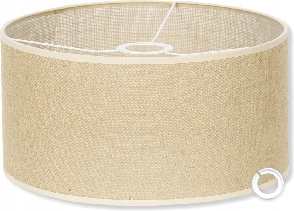 Boho Lámpaernyő 35 cm Természetes Juta Lámpaernyő Modern