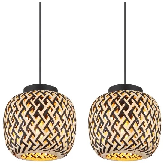 Globo 15766-4H - Csillár zsinóron COLLY 4xE27/15W/230V