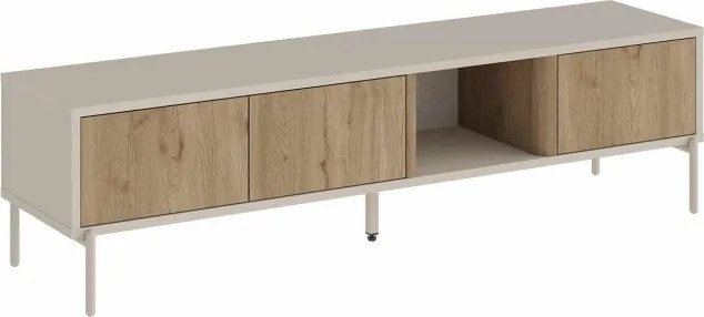Ventro TV-állvány, homokkő-natúr, 150 cm