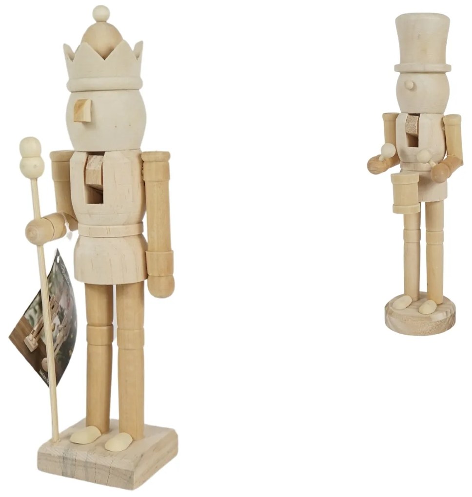 Fa diótörő NUTCRACKER 25,5 cm - több kialakítás