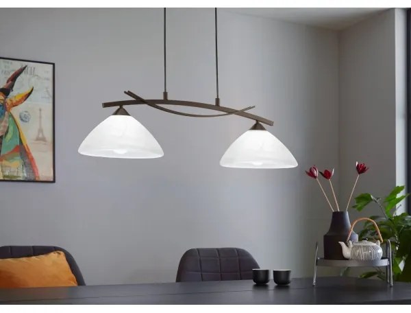 EGLO 91433 - VINOVO csillár 2xE27/60W