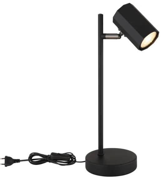 Globo 57918TB - Asztali lámpa JAMES 1xGU10/5W/230V fekete