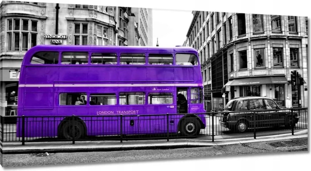 Festmények 115x55 London busz