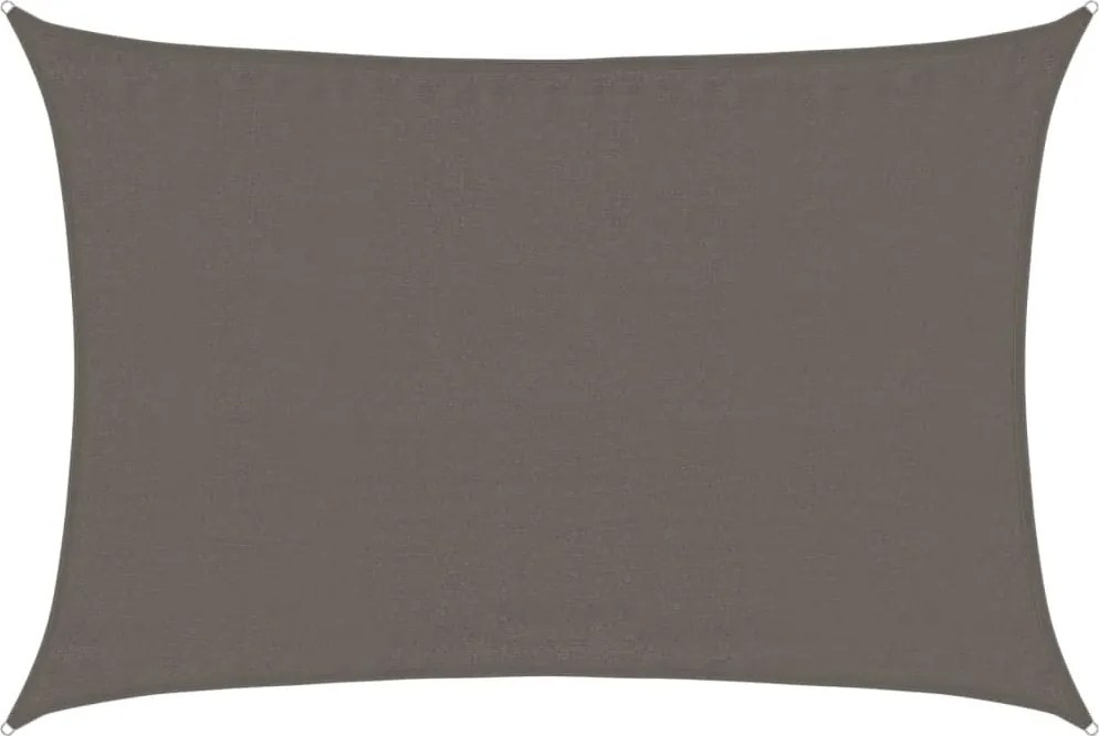 vidaXL antracitszürke HDPE napvitorla 160 g/m² 3,5 x 4,5 m
