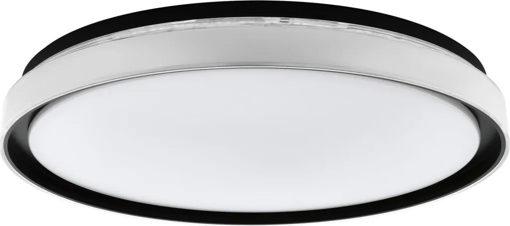 EGLO 99781 SELUCI Kerek Mennyezeti Lámpa Fehér, Fekete, Átlátszó LED IP20