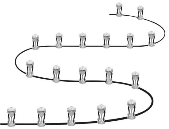Ledvance - LED Kültéri dekoratív lámpa DOT 18xLED/0,7W/230V IP66