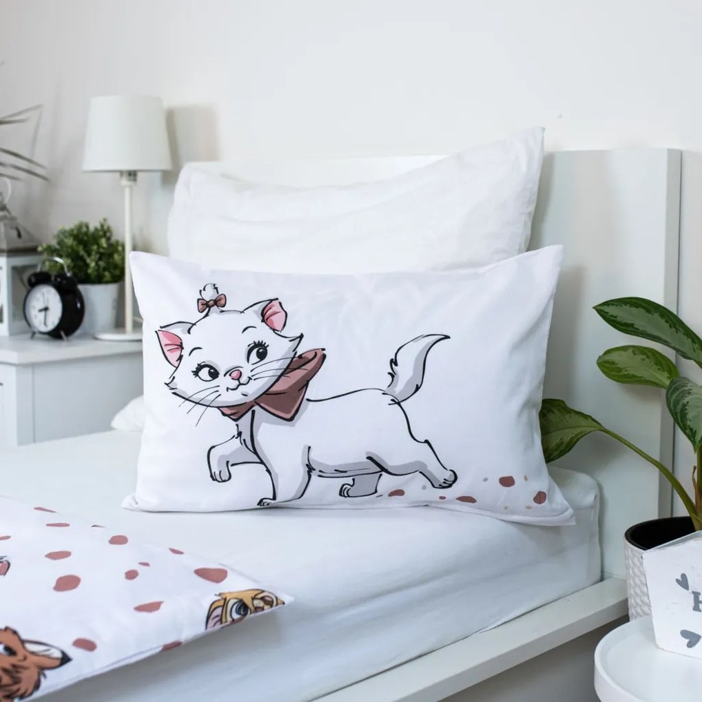 Disney Marie Friends gyerek, ovis ágyneműhuzat 100×135 cm, 40×60 cm