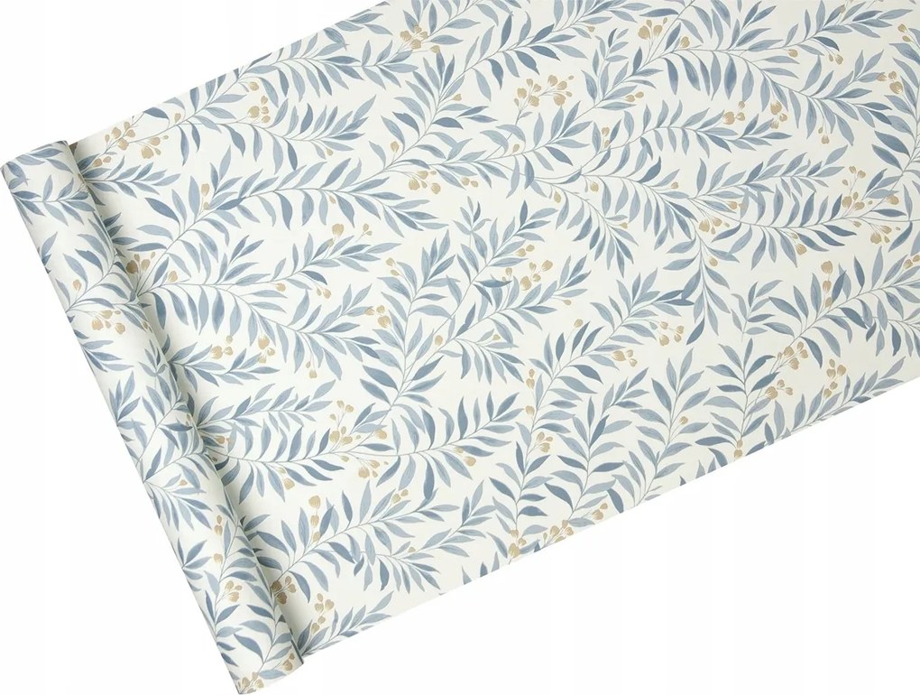 Fali tapéta stílus Provence növényi minta