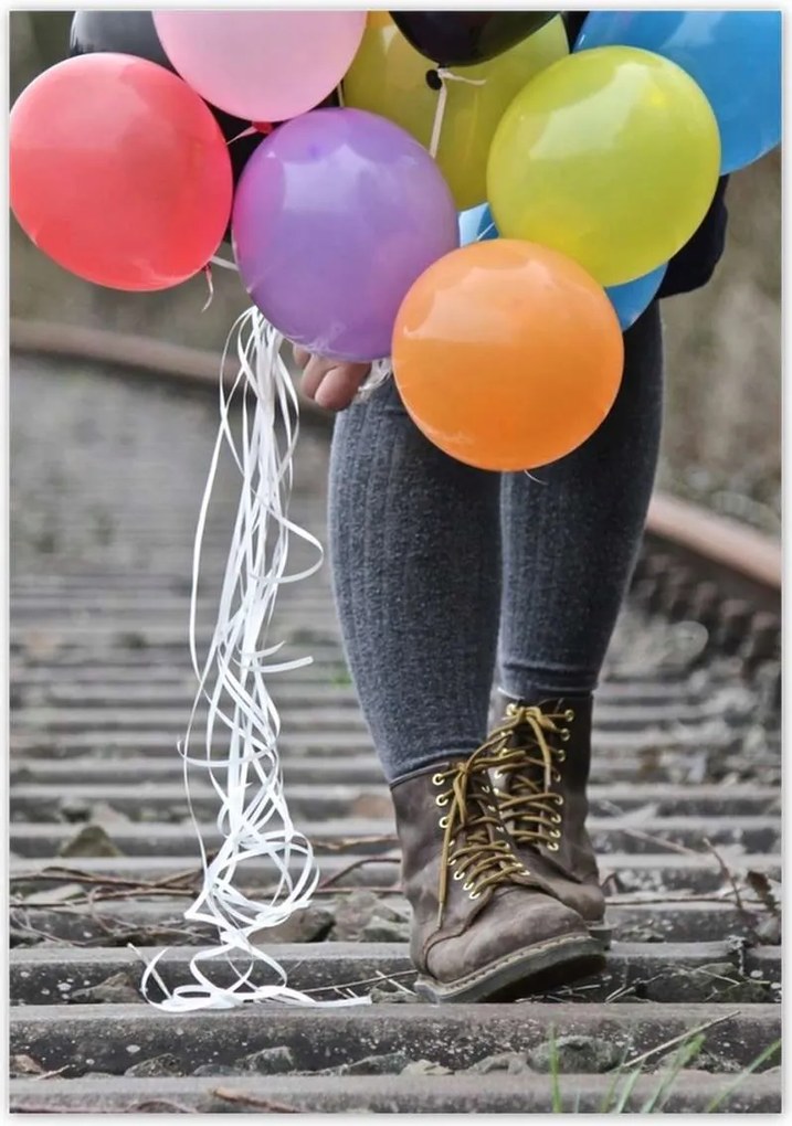 Poszterek 70x100 Séta lufikkal