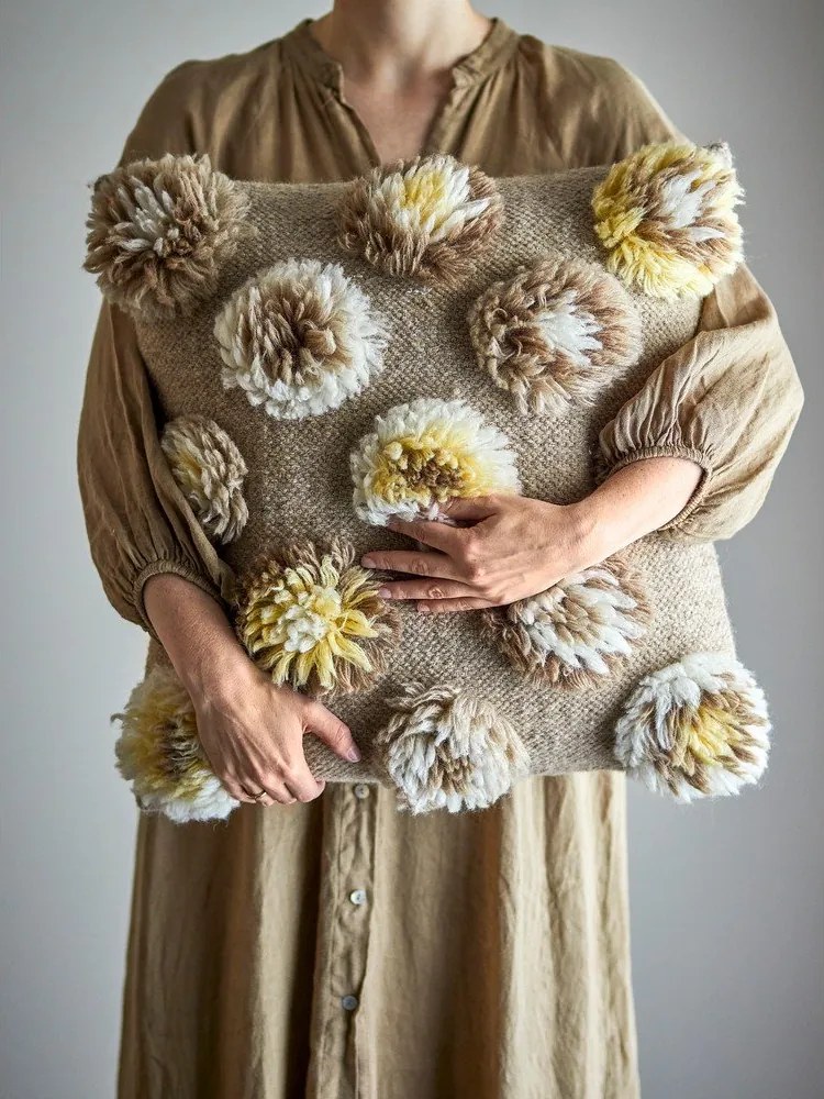 Gyapjúkeverék díszpárna 50x50 cm Somma – Bloomingville