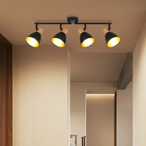 Brilagi - Spotlámpa ODENSE 4xE14/10W/230V fa/fekete