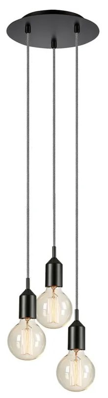 Fekete függőlámpa 25x25 cm Bronx - Markslöjd